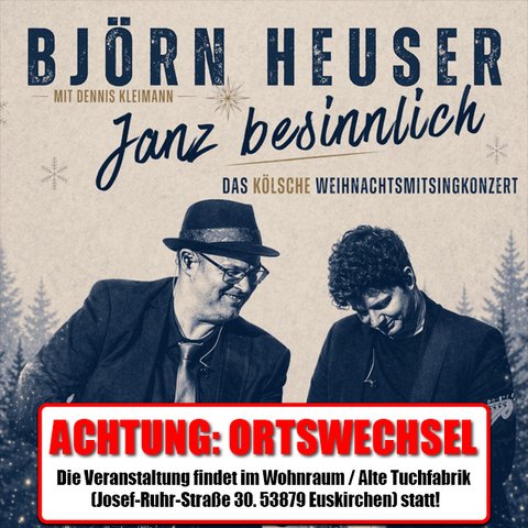 Björn Heuser | Janz besinnlich 2026 | Wohnraum | Euskirchen