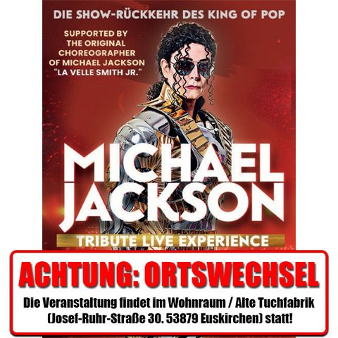 Michael Jackson | Tribute Live Experience | Wohnraum | Euskirchen