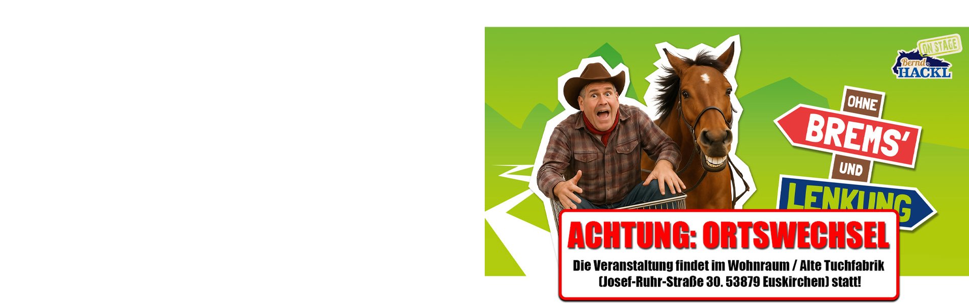 Bernd Hackl | Ohne Brems und Lenkung | Wohnraum | Euskirchen