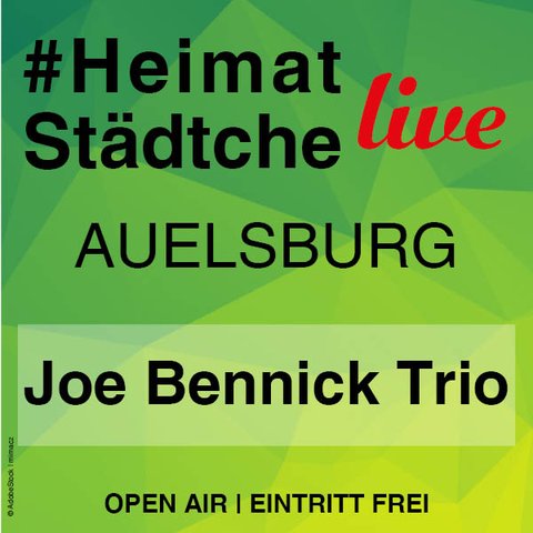 Joe Bennick Trio | Heimtastädtche live | Euskirchen | Live Musik | Open Air