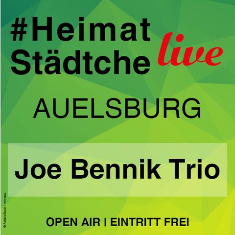 Joe Bennick Trio | Heimtastädtche live | Euskirchen | Live Musik | Open Air