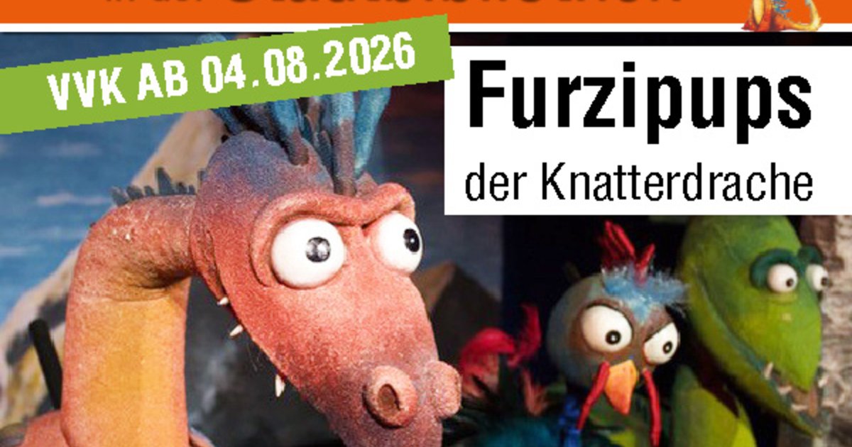 AUSVERKAUFT! Kindertheater: Furzipups der Knatterdrache